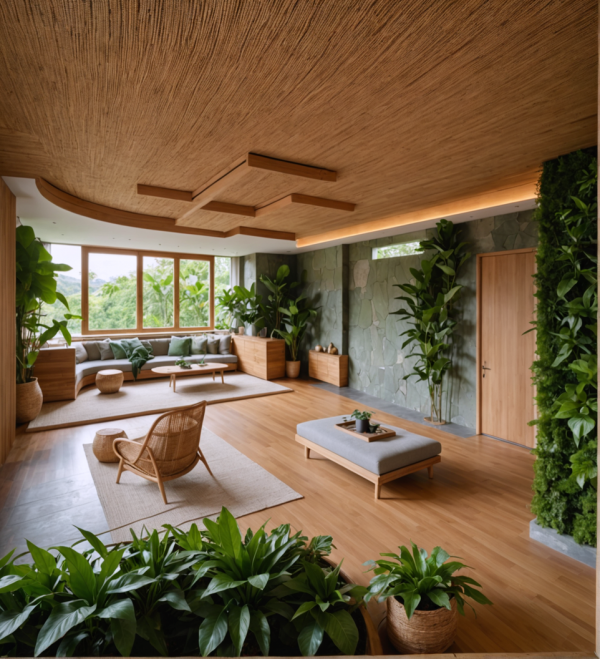 New Biophilic Living Room