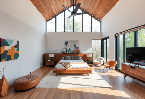 Mid-Century Modern Bedroom