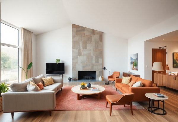 Mid-Century Modern Living Room