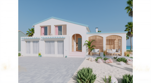 New Coastal House Exterior