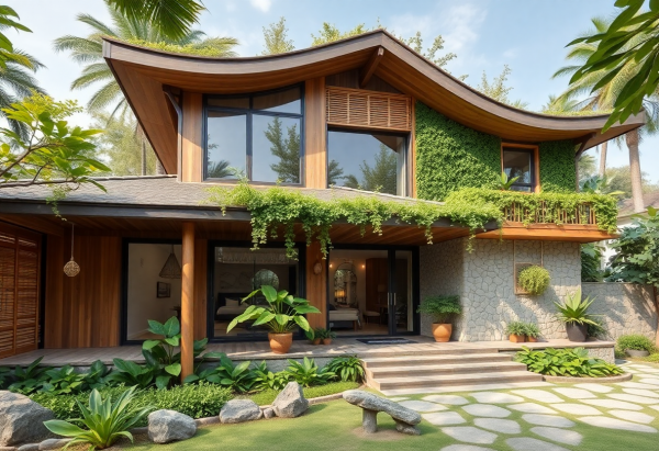 Biophilic House Exterior
