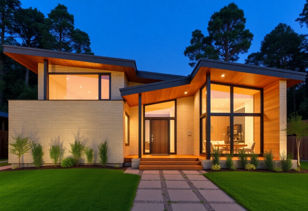 Mid-Century Modern House Exterior