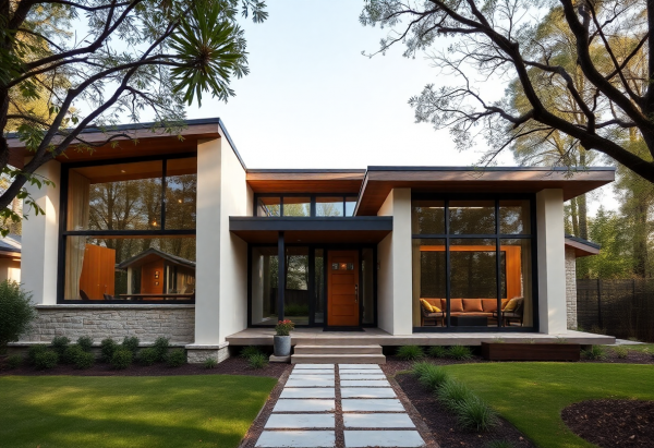 Mid-Century Modern House Exterior