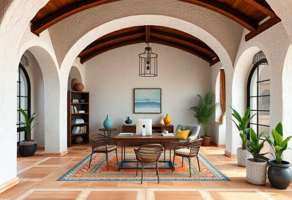Mediterranean Home Office