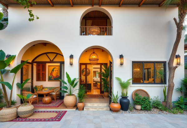 Bohemian House Exterior