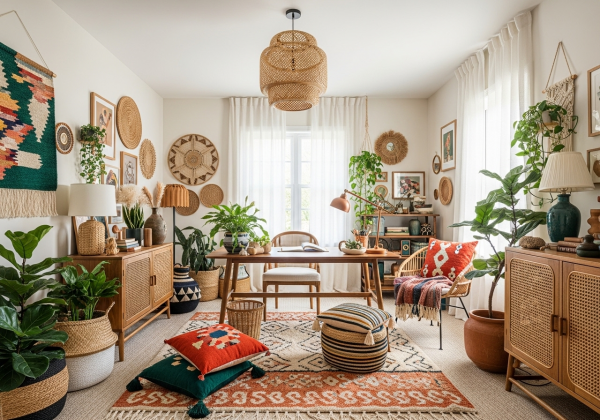Bohemian Home Office