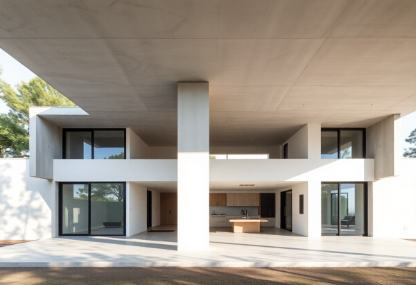 Old Contemporary House Exterior