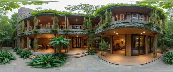 Biophilic House Exterior