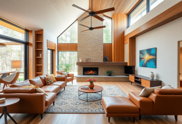Mid-Century Modern Living Room