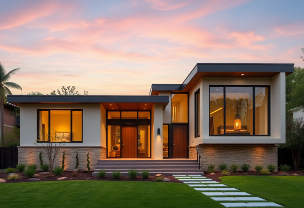 Mid-Century Modern House Exterior