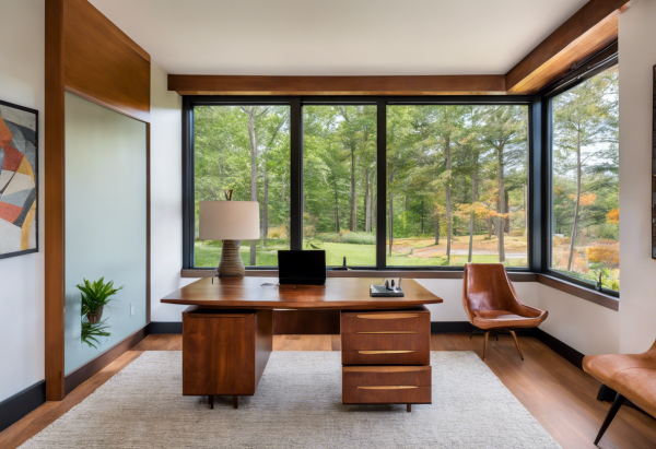 Mid-Century Modern Home Office