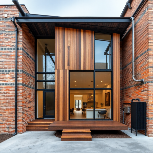 Industrial House Exterior