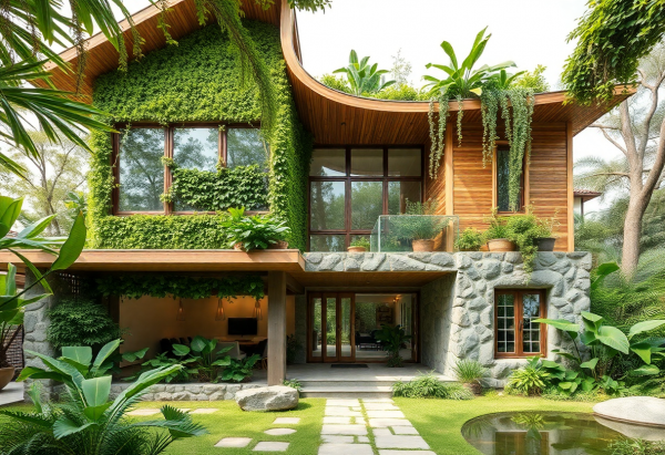 Biophilic House Exterior