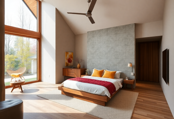 Mid-Century Modern Bedroom