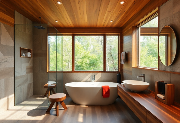 Mid-Century Modern Bathroom