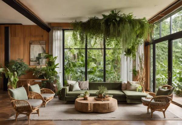 Biophilic Living Room