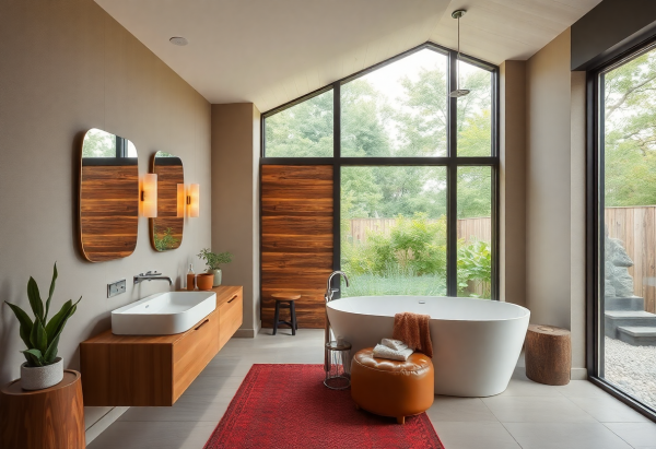 Mid-Century Modern Bathroom