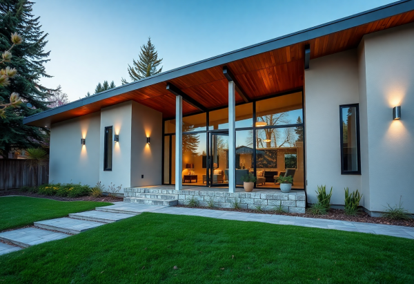 Mid-Century Modern House Exterior