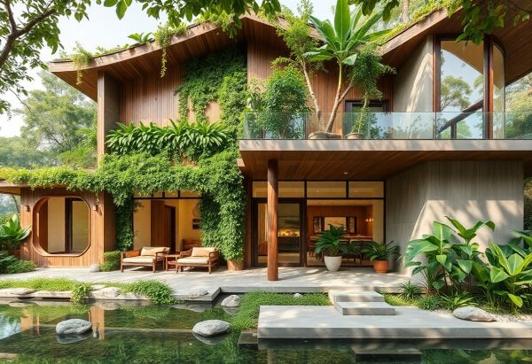 Biophilic House Exterior