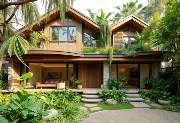 Biophilic House Exterior