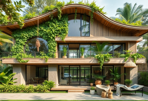 Biophilic House Exterior