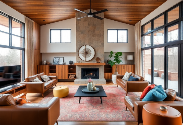 Mid-Century Modern Living Room