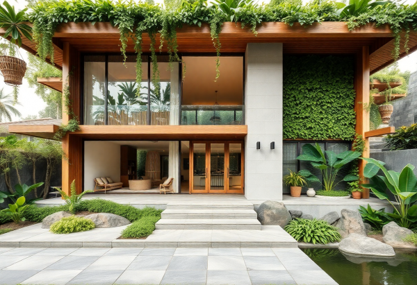 Biophilic House Exterior