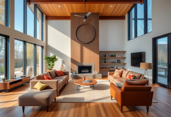 Mid-Century Modern Living Room