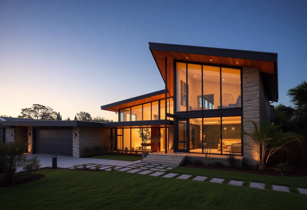 Mid-Century Modern House Exterior