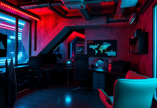 Cyberpunk Home Office