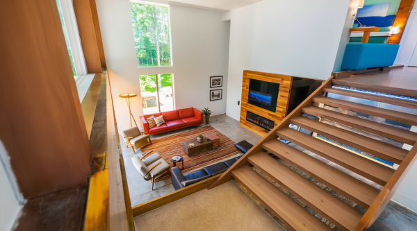 New Mid-Century Modern Living Room