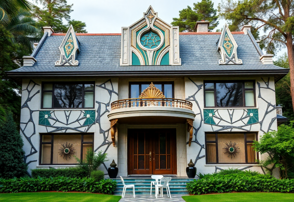 Art Deco House Exterior
