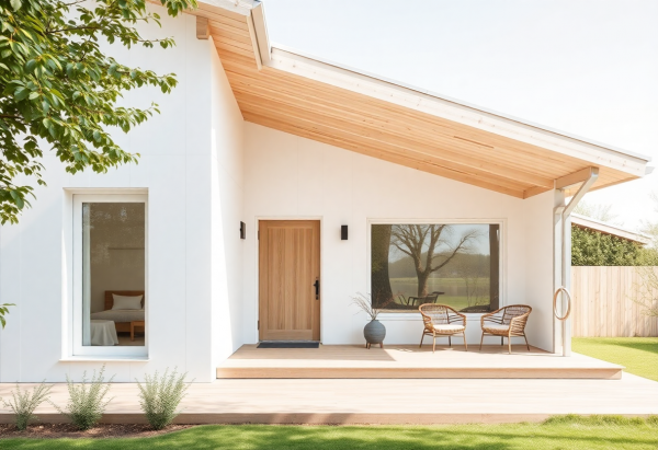 Old Scandinavian House Exterior