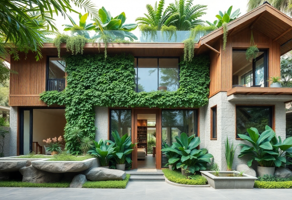 Biophilic House Exterior