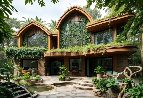 Biophilic House Exterior