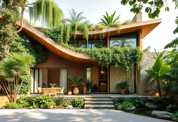 Biophilic House Exterior