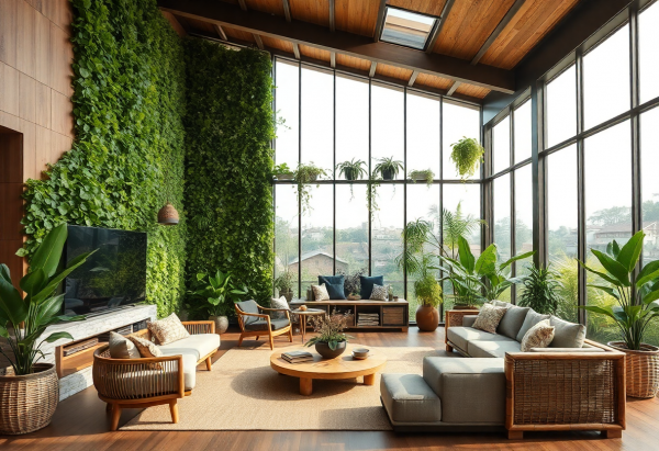 Biophilic Living Room