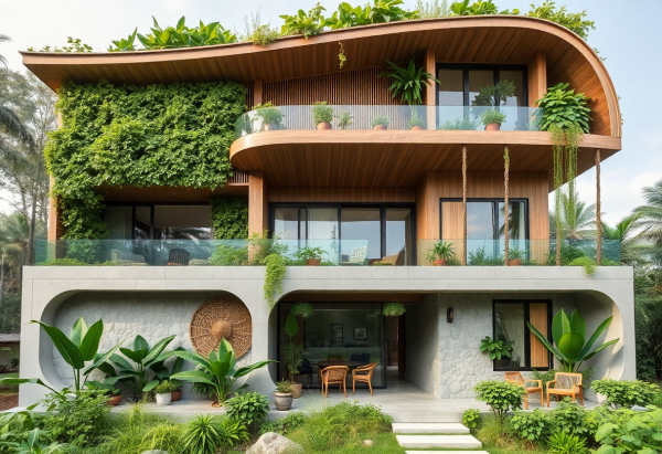 Biophilic House Exterior