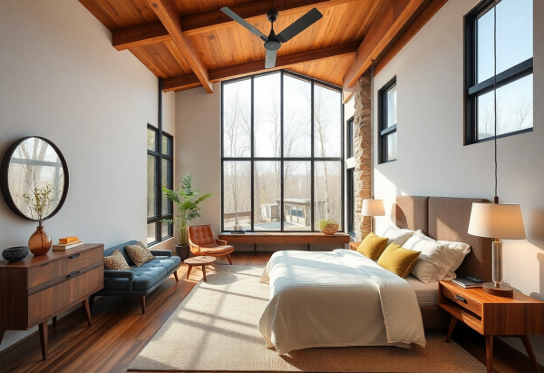 Mid-Century Modern Bedroom