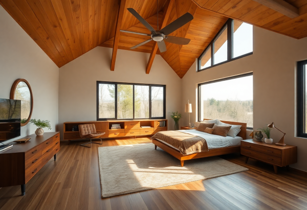 Mid-Century Modern Bedroom