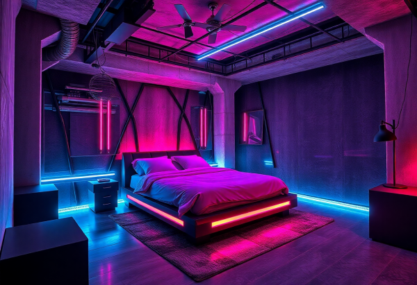 Cyberpunk Bedroom