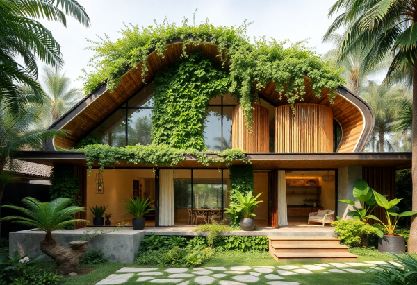 Biophilic House Exterior