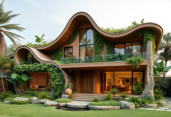 Biophilic House Exterior