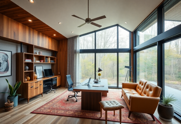 Mid-Century Modern Home Office