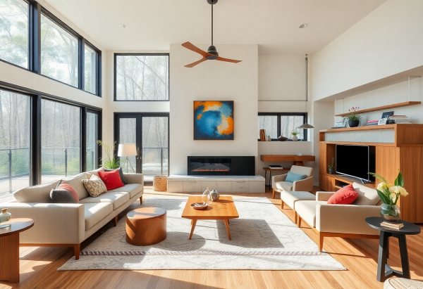 Mid-Century Modern Living Room