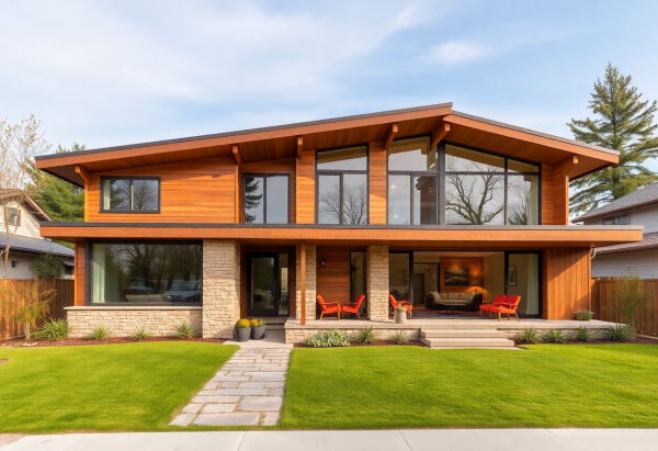 Mid-Century Modern House Exterior