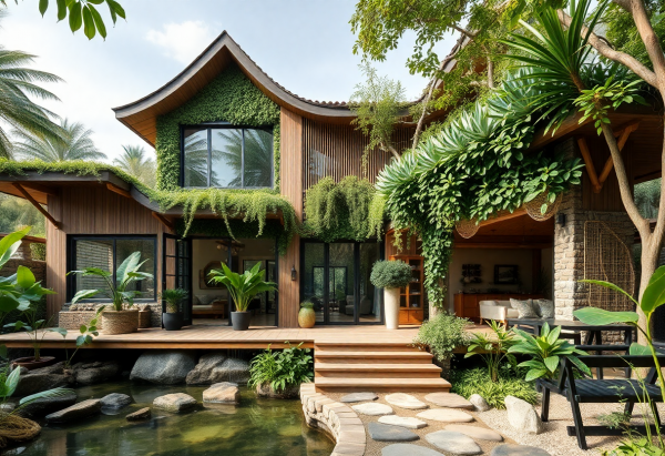 Biophilic House Exterior