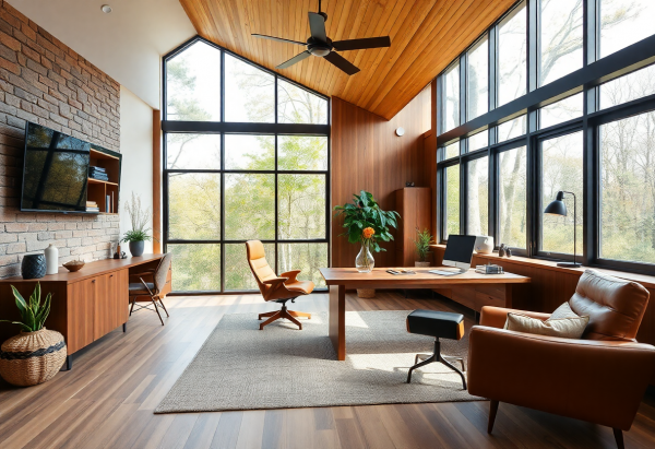 Mid-Century Modern Home Office