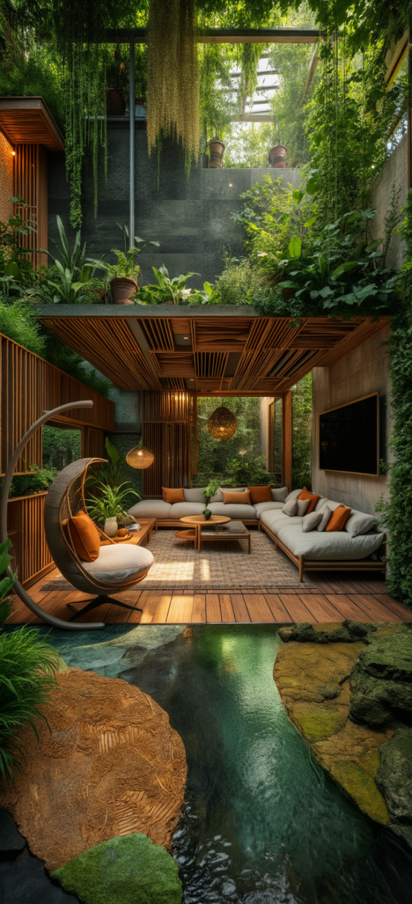 New Biophilic Living Room