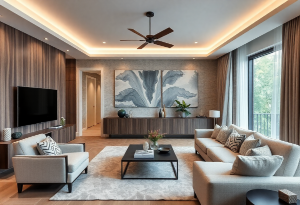 Custom Style Living Room